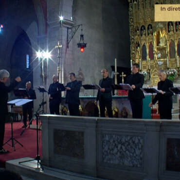 Abbazia Follina Concerto Musica e Poeti coro Odhecaton Ensemble